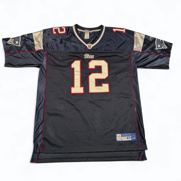 Tom Brady New England Patriots Reebok NFL Football Jersey Mens 54 Sewn #12 - Picture 1 of 10